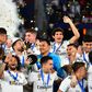 Financial top dogs Real Madrid celebrate winning the FIFA Club World Cup final