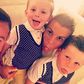 Coleen Rooney, Wayne Rooney, Kai Rooney and Klay Rooney enjoy family time June 2015