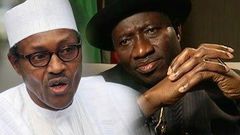 President Goodluck Jonathan and APC Presidential candidate, Muhammadu Buhari