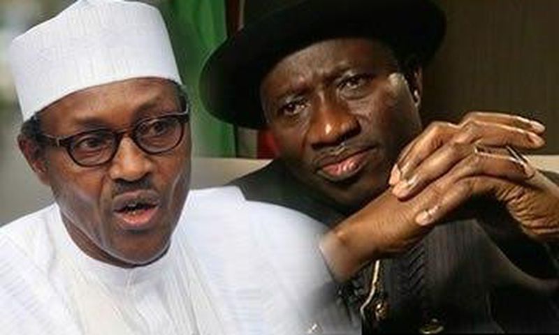 President Goodluck Jonathan and APC Presidential candidate, Muhammadu Buhari