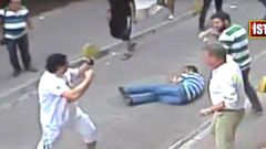 This Irish boxer was in no mood to be intimidated when attacked on holiday