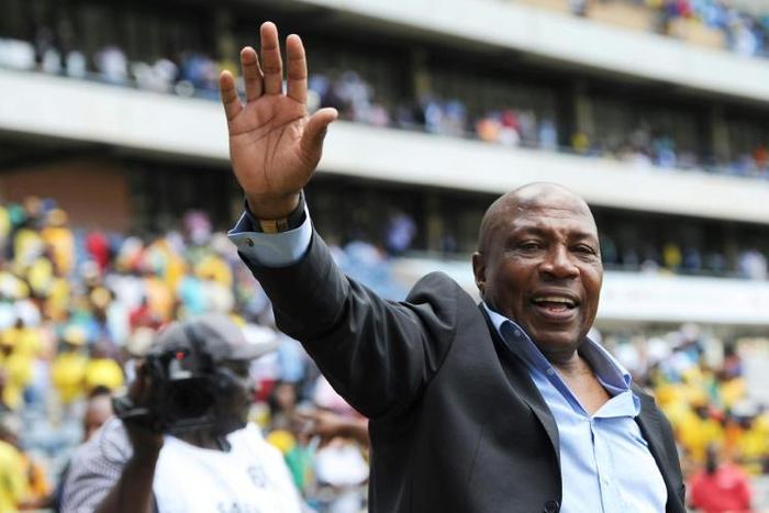Former South Africa coach Ephraim 'Shakes' Mashaba guided lower-league Witbank Spurs to a South African FA Cup triumph over top-flight Maritzburg United Sunday