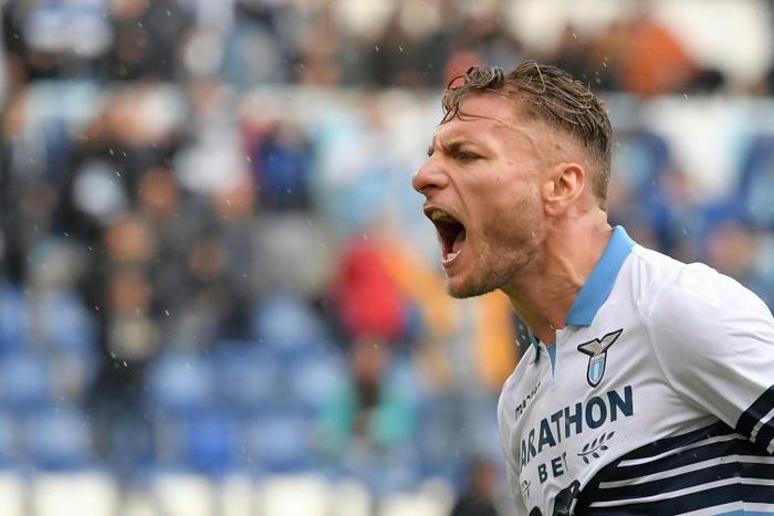 Lazio forward Ciro Immobile bagged a brace in the Coppa Italia last 16 against Novara