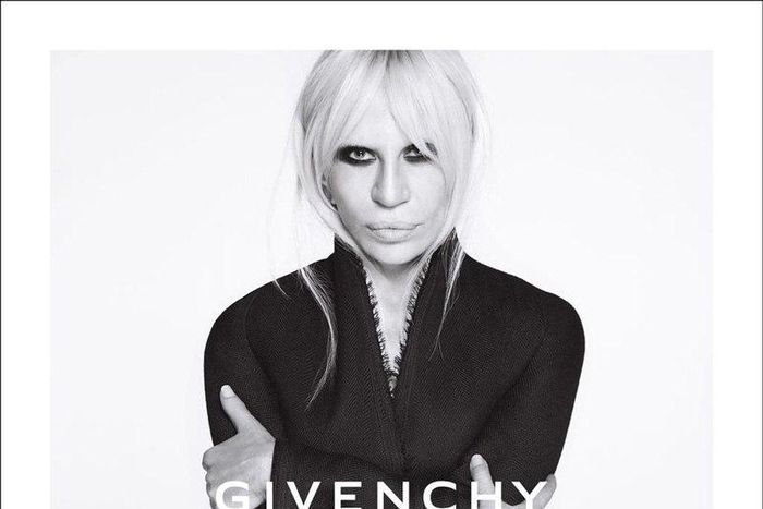 Donatella Versace for Givenchy 2015 ad campaign