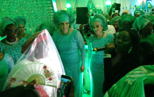 Tiwa Savage ushers in the bride, Dara Johnson