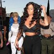 Model BFF's, Amber Rose ans Blac Chyna, step out in new waist length wigs