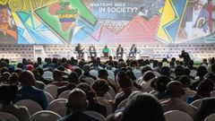 The audience during the 'my role in the society session' moderated by Chude Jideonwo (Managing Partner, Red Media Africa, Nigeria)