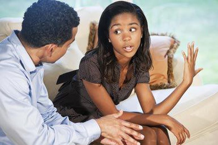 Father and daughter talk