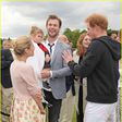 Chris Hemsworth, daughter, wife greet Prince Harry in London