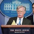 National Security Advisor John Bolton (left) and Treasury Secretary Steven Mnuchin briefed reporters on the latest US efforts to ramp up pressure on Venezuela's Nicolas Maduro