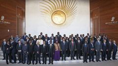 Heads of African States and government are pictured during the opening ceremony of the 24th Summit.