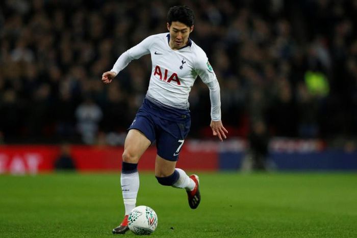 Tottenham Hotspur's South Korean striker Son Heung-Min will arrive at the Asian Cup on Monday