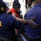 Police in Johannesburg have detained a number of foreigners after raids on buildings in the city