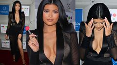 Kylie Jenner appears with larger boobs for Sugar Factoru launch in Miami