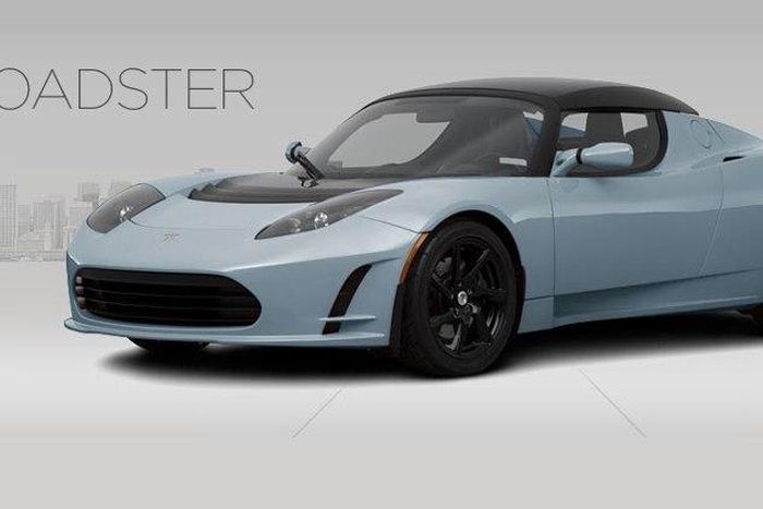 The Tesla Roadster.