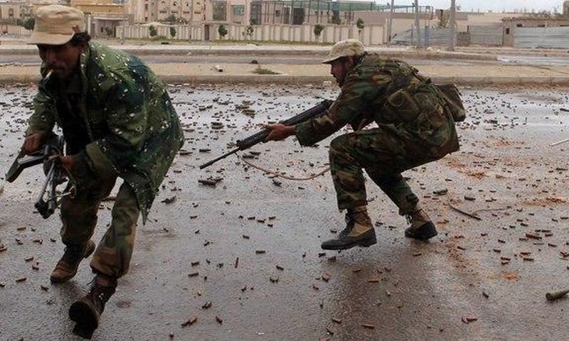 Anti-Qaddafi soldiers in Surt, Libya, the hometown of Col. Muammar el-Qaddafi, the deposed leader. The fighting poses a risk to civilians.