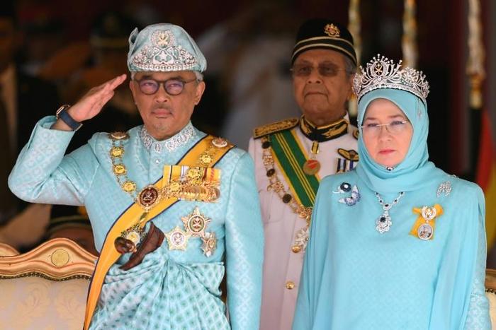 Malaysia's new king, the Sultan of Pahang, was enthroned at the national palace in Kuala Lumpur