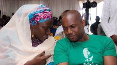 Fela Durotoye and running mate,  Khadijah Abdullahi-Iya
