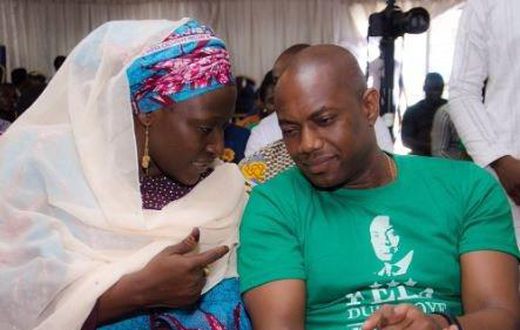 Fela Durotoye and running mate,  Khadijah Abdullahi-Iya