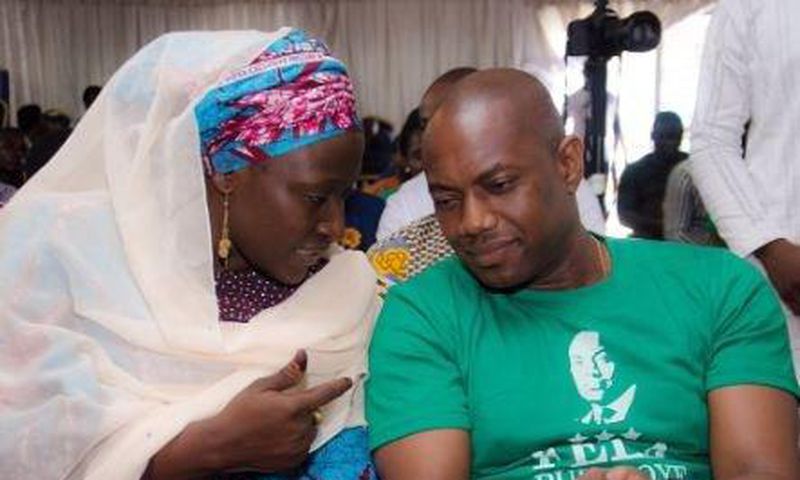 Fela Durotoye and running mate,  Khadijah Abdullahi-Iya