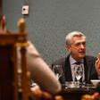 The United Nations High Commissioner for Refugees Filippo Grandi speaks during a press briefing with journalists at a hotel in the Egyptian capital Cairo on January 14, 2019