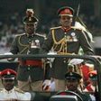 Major General , Muhammadu Buhari giving his first speech in 1983