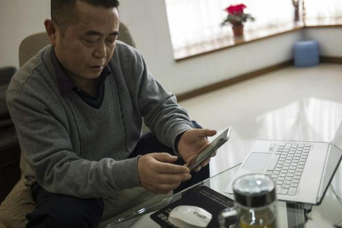 Huang Qi, pictured here in 2015, spent years in jail for running one of China's few websites dedicated to reporting human rights abuses