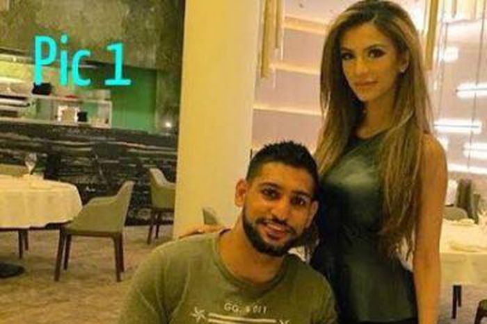 Amir Khan and his lovely wife, with the boxer wishing her a happy birthday