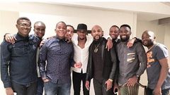 Banky W has fun in South Africa