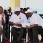 John Mahama in a discussion with TUC boss, Kofi Asamoah
