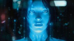 3D rendering of Microsoft's assistant, Cortana.
