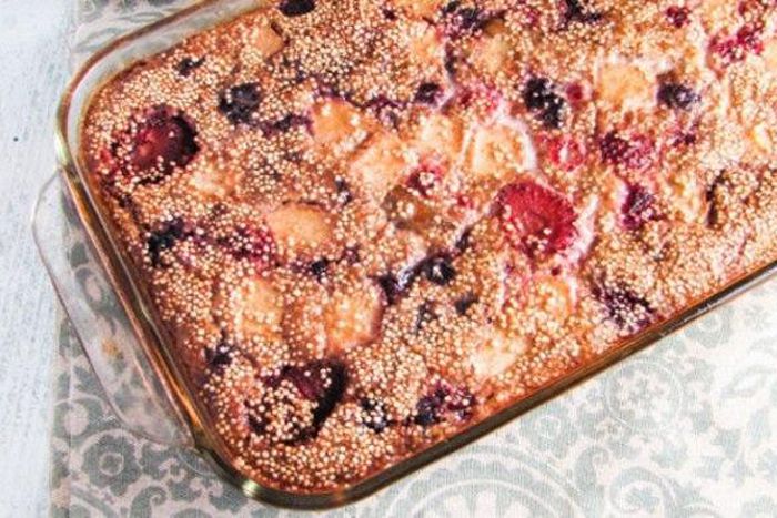 Quinoa breakfast bake