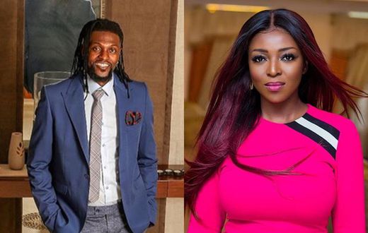 Adebayor and Yvonne Okoro
