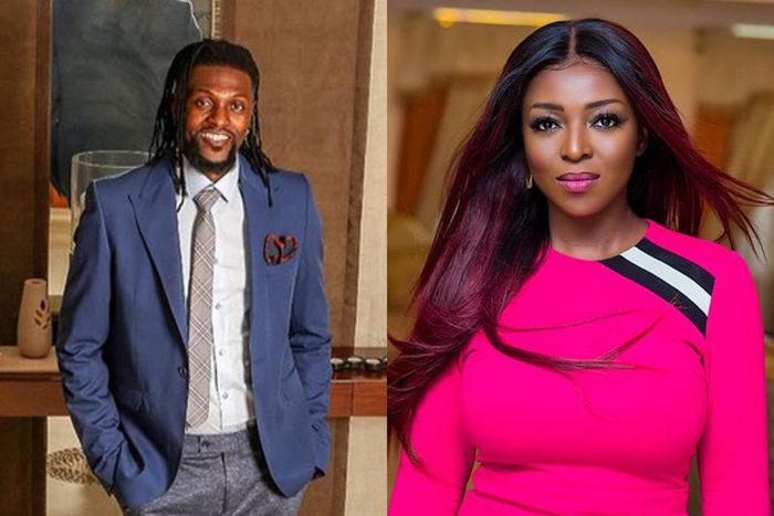 Adebayor and Yvonne Okoro
