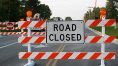 Road closed