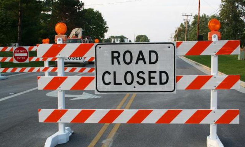 Road closed