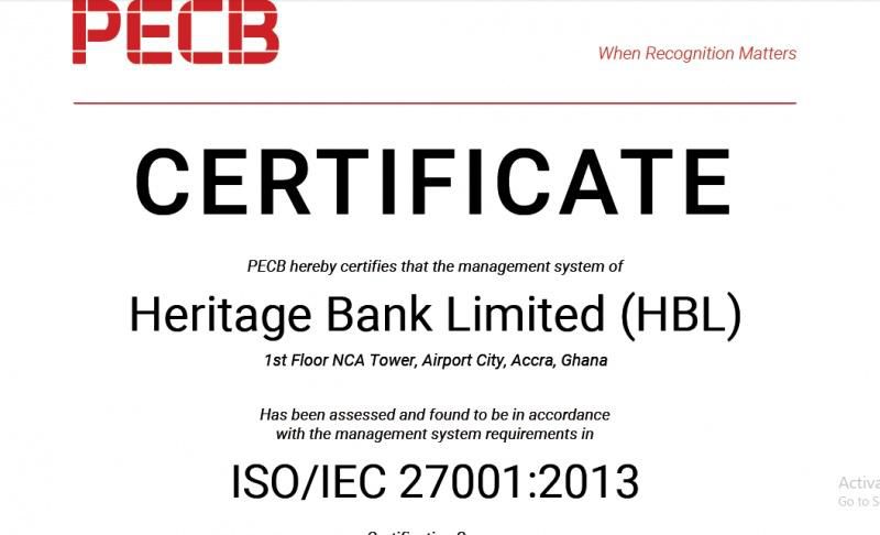 Heritage cert