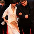 Sophie Marceau suffers wardrobe malfunction at 2015 Cannes Film Festival
