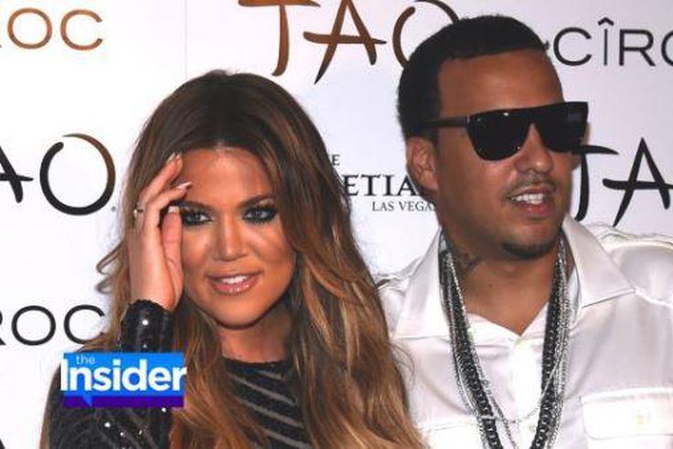 Khloe Kardashian and French Montana captured on a red carpet
