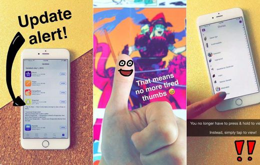 How the new Snapchat update works on iOS