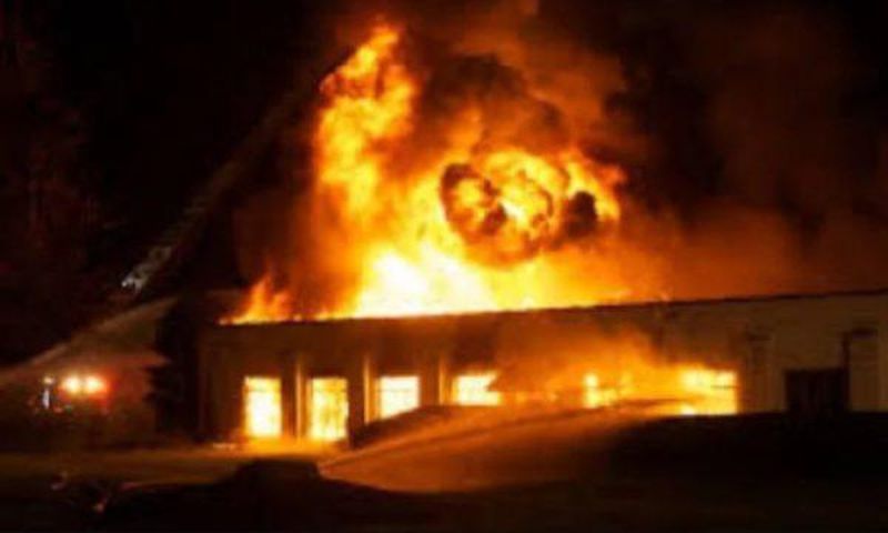 Firefighter ‘sets home ablaze’ to propose to his fiancée