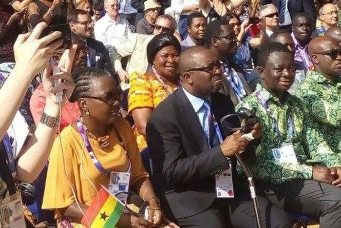 Akua Donkor spotted in Italy with President John Mahama