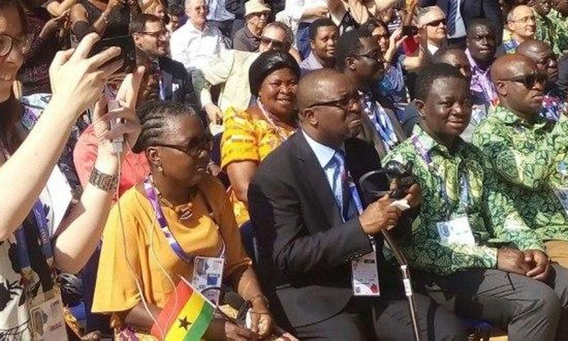 Akua Donkor spotted in Italy with President John Mahama