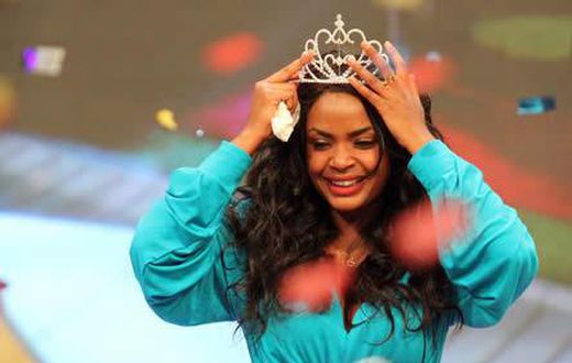 Dillish Matthews in 2013 when she won Big Brother Africa: The Chase