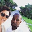 Kris Jenner and Kanye West