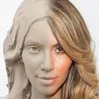 Wax image of Kim K