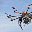 A drone in action.
