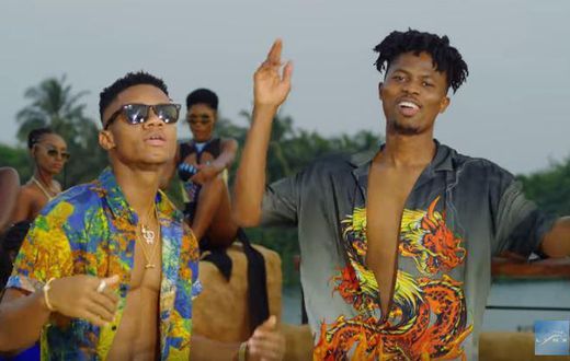 KiDi and Kwesi Arthur in Mr Badman video