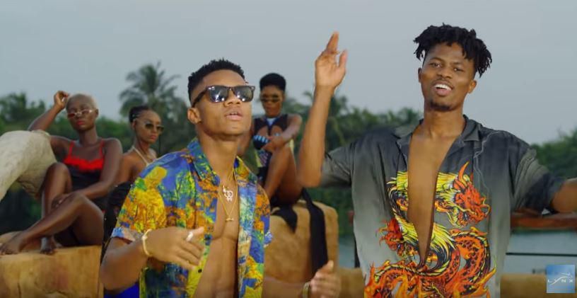 KiDi and Kwesi Arthur in Mr Badman video