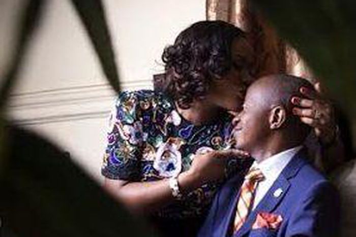 Sunmbo Adeoye and her husband, Pastor David Adeoye